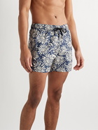 Onia - Charles Mid-Length Floral-Print Swim Shorts - Blue