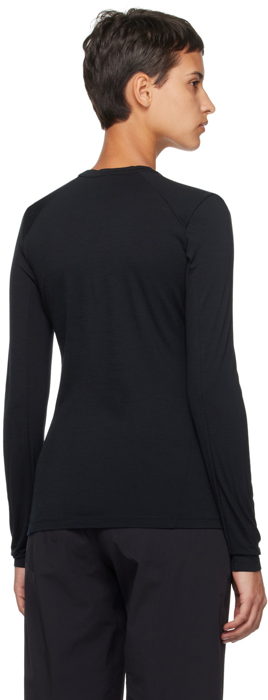 Veilance Black Frame Long Sleeve T-Shirt