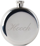 Tanner Fletcher Silver 'Hooch' Engraved Flask