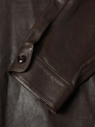 Our Legacy - Welding Leather Shirt - Brown