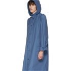Bianca Chandon Blue Packable Hood Raincoat