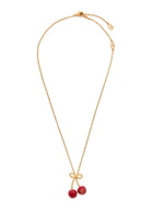 Valentino Garavani Cherry Vlogo Necklace - Red - One Size