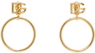 Dolce&Gabbana Gold 'DG' Logo Earrings