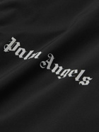 Palm Angels - Logo-Print Striped Shell Gilet - Black