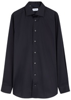 Eton Cotton-twill Shirt Navy