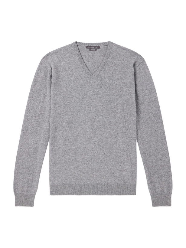 Photo: Begg & Co - Heriot Cashmere Sweater - Gray