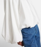 Dorothee Schumacher Soft Volume cotton poplin off-shoulder top