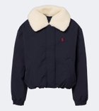 Polo Ralph Lauren Teddy-trimmed technical down jacket