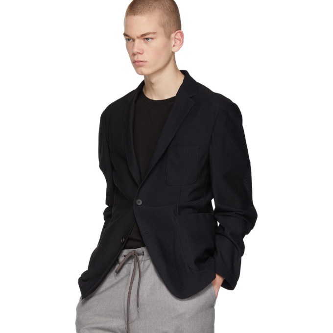 Boss Black Mesh Noswen Slim Blazer BOSS