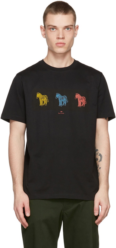 Photo: PS by Paul Smith Black Zebras T-Shirt