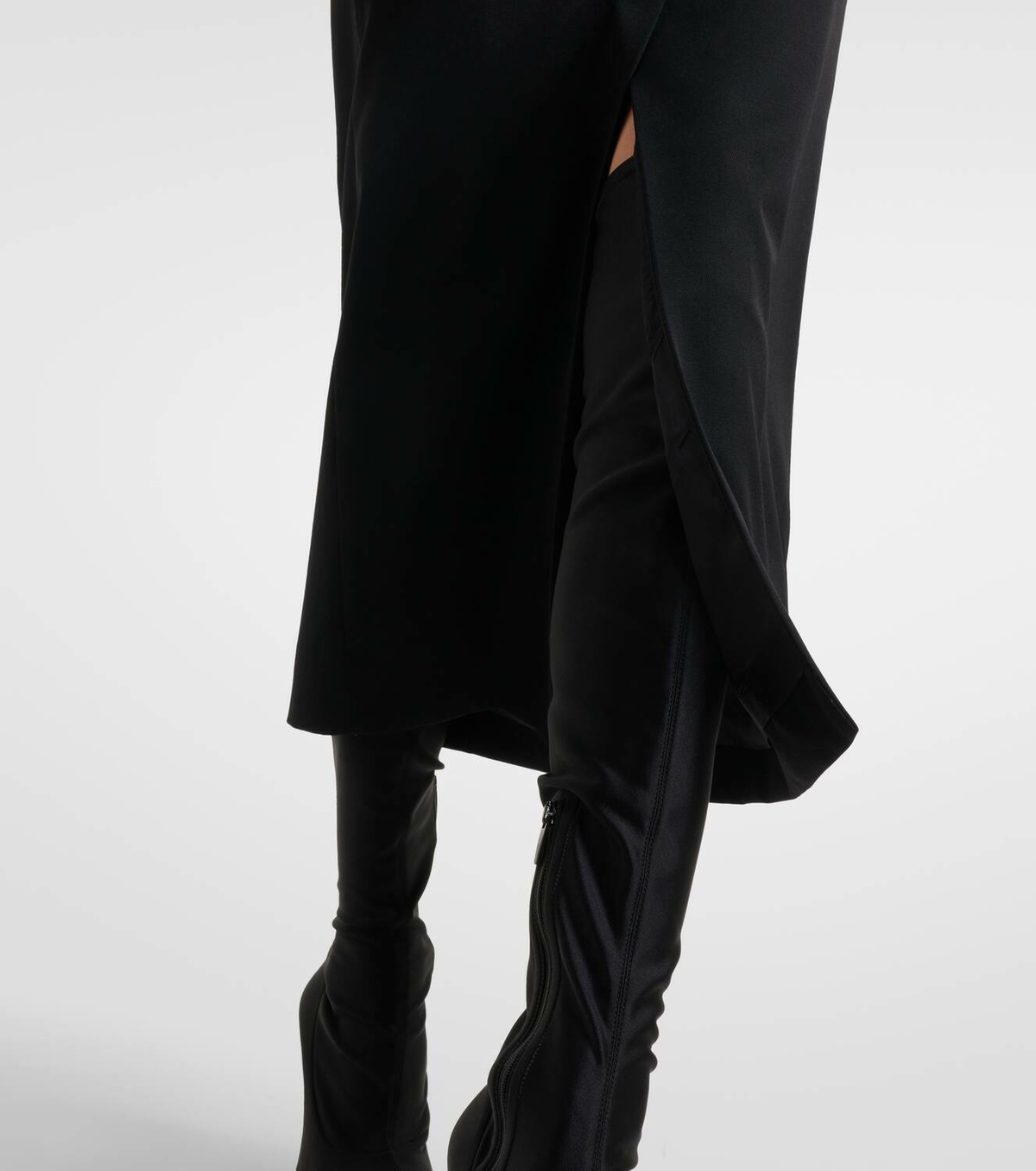 Nili Lotan Mariha virgin wool midi skirt