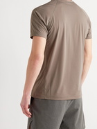 REIGNING CHAMP - Logo-Print Deltapeak 90 Mesh T-Shirt - Brown - S