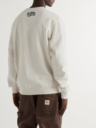 Billionaire Boys Club - Logo-Embroidered Cotton-Jersey Sweatshirt - Neutrals