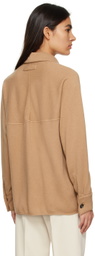 ZEGNA Tan Buttoned Shirt