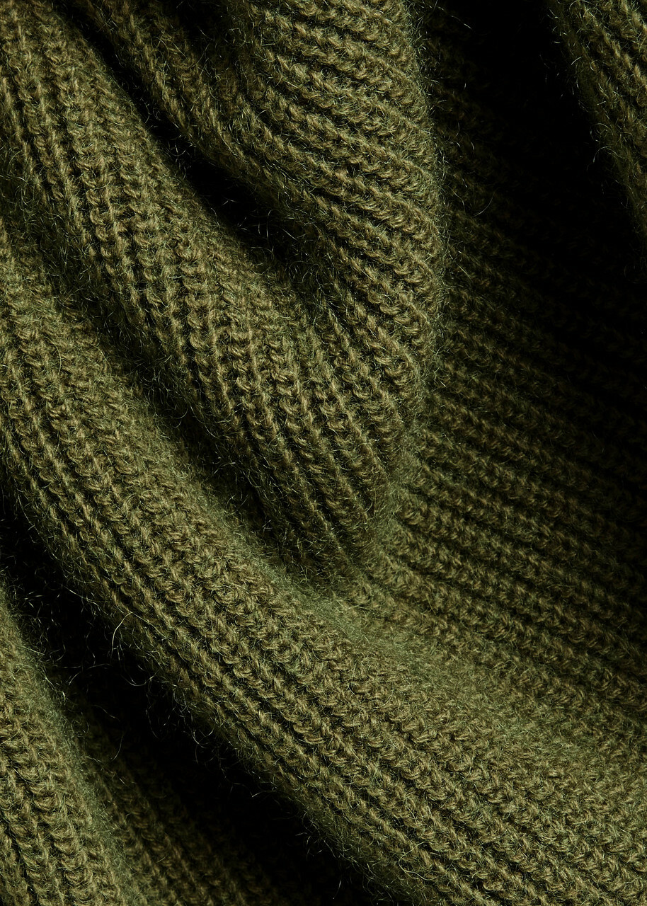 Weekend Max Mara Xeno Open-knit Jumper Olive