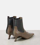 Brunello Cucinelli Leather ankle boots