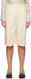 House of Dagmar Off-White Malin Shorts