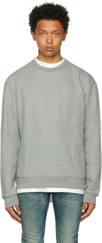Photo: John Elliott Grey Oversized Pullover Sweatshirt