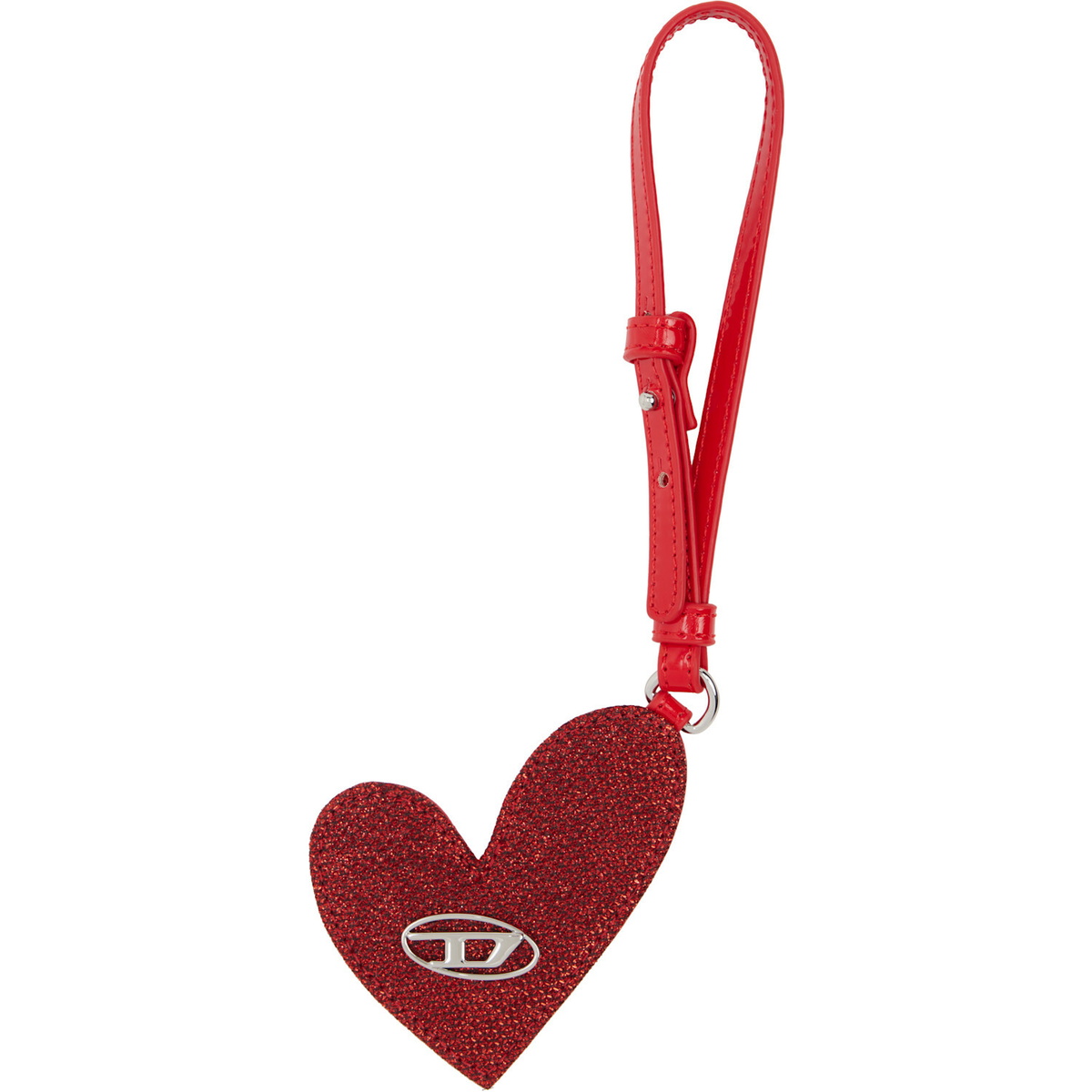 Diesel Red Play Mirror Bag Charm