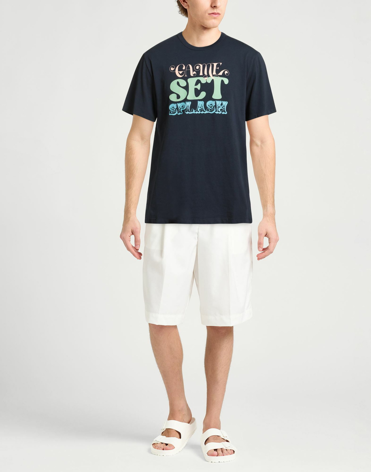 Maison Kitsuné Mens T-shirt in Navy