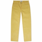 YMC Men's Tearaway Jeans in Yellow