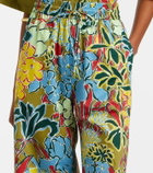 Alémais Solstice cotton-blend wide-leg pants