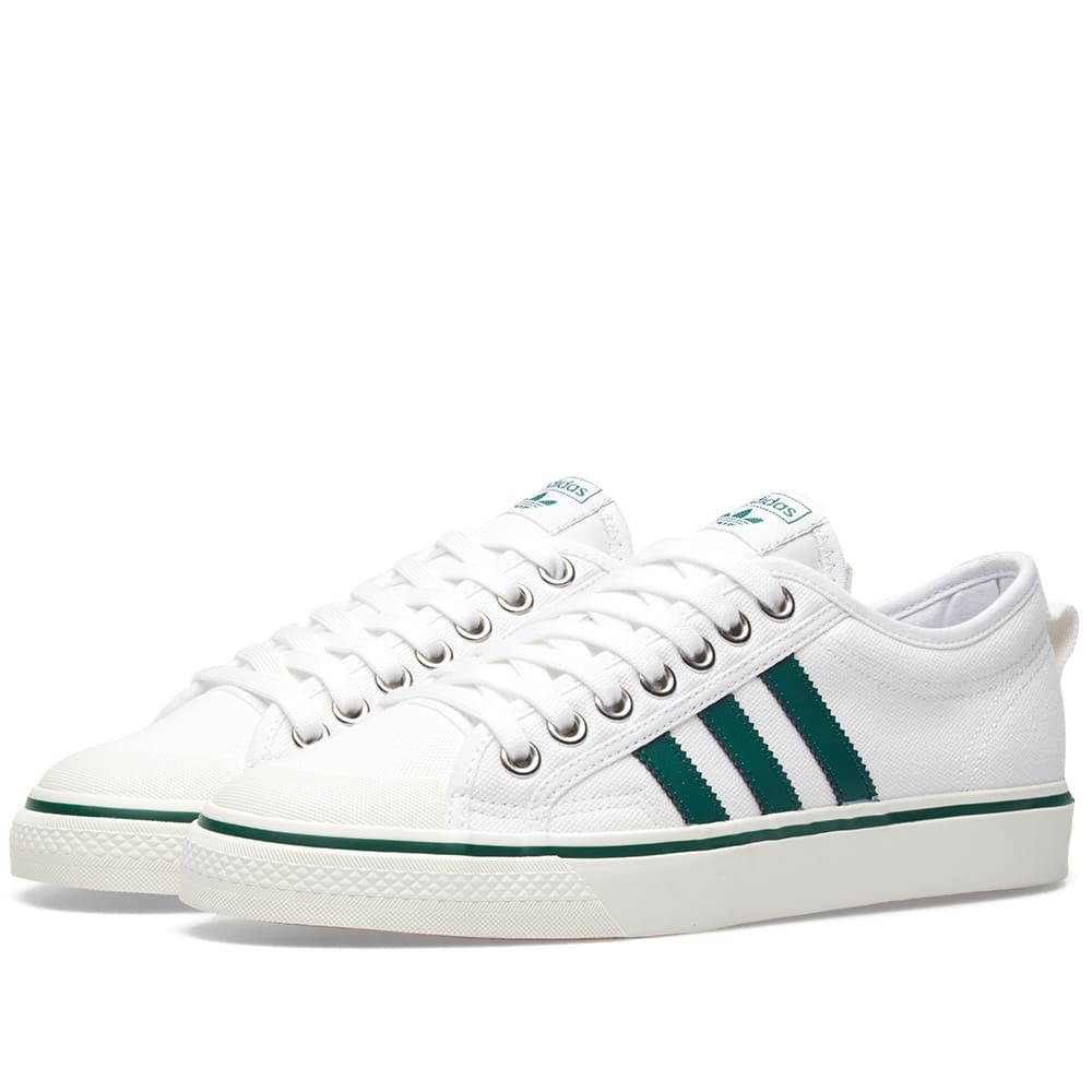 mens white adidas nizza