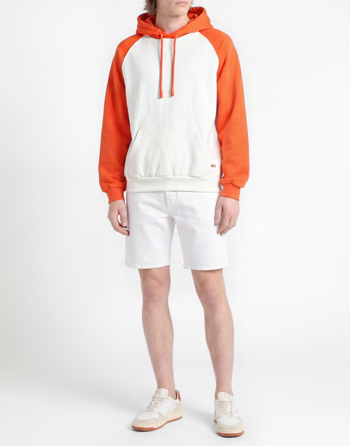Sunnei Mens Sweatshirt in Orange
