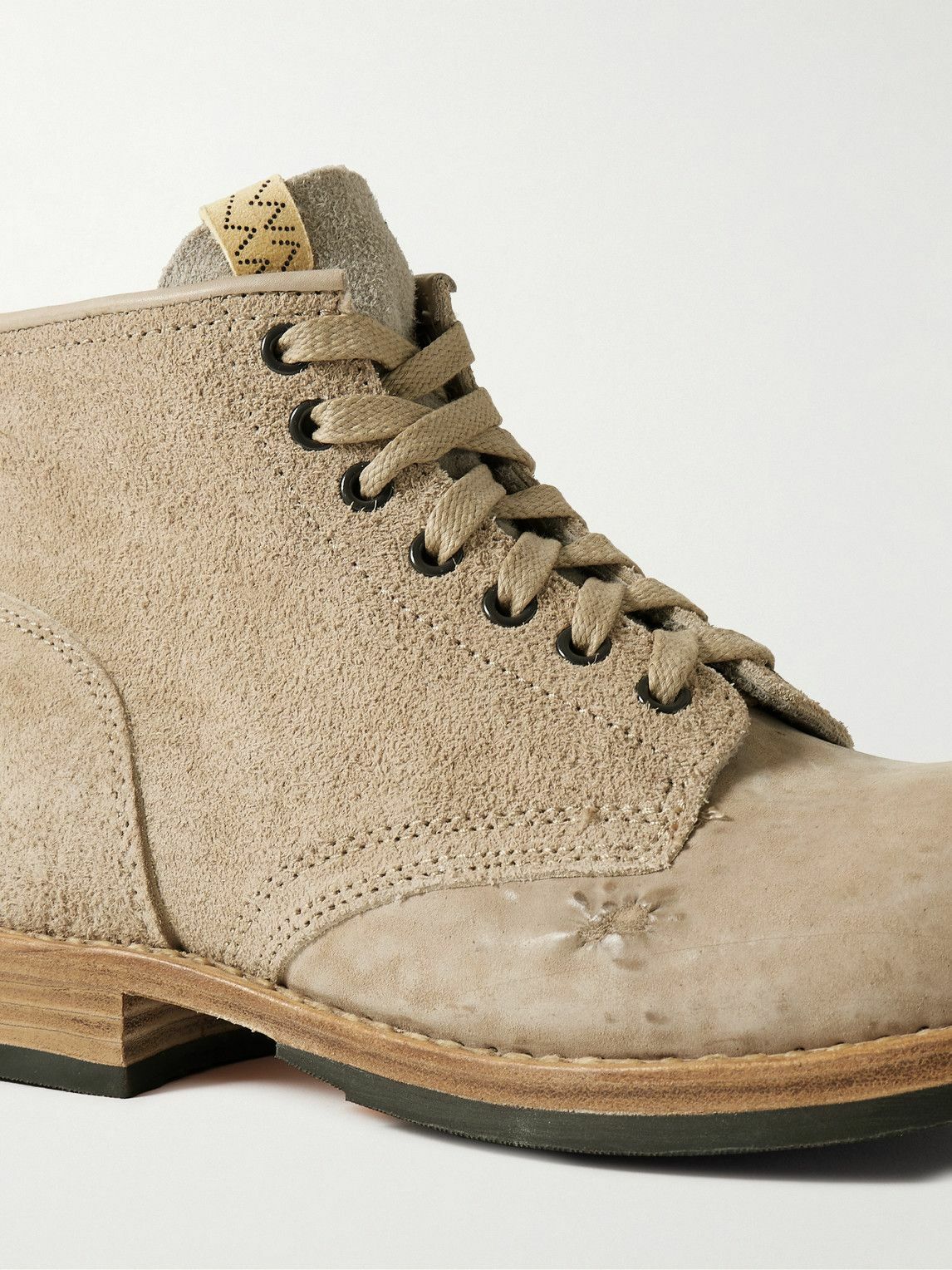 Visvim - Brigadier Suede and Distressed Nubuck Boots