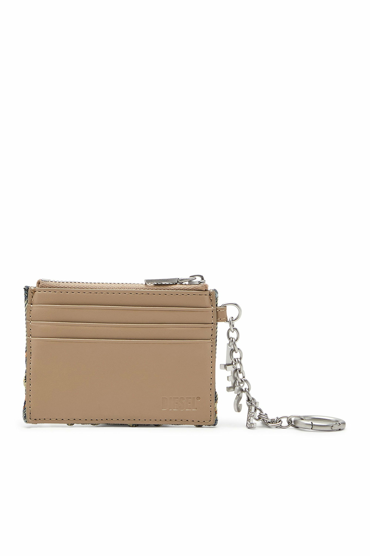 Diesel Card holder in argyle quilted denim - Card cases Womens in Blue