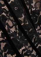 Alice + Olivia Carissa Floral-lace Maxi Dress Black
