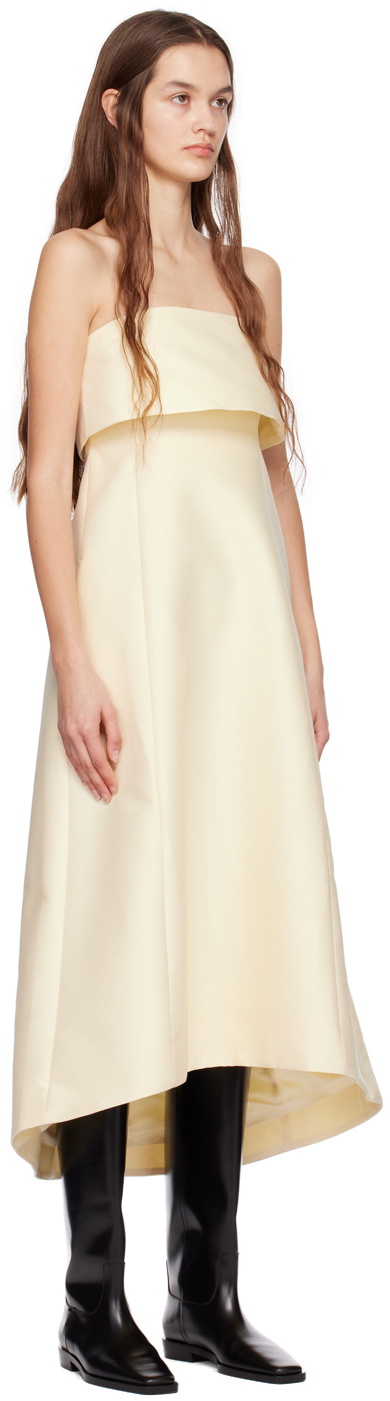 TOTEME Off-white A-Line Midi Dress Toteme