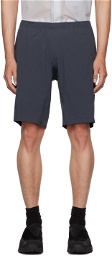 Veilance Navy Secant Comp Shorts