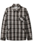 Remi Relief - Checked Cotton-Flannel Overshirt - Black