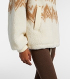 Varley Hendrik jacquard teddy jacket