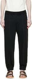 Agnona Black Cotton Lounge Pants