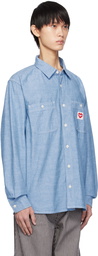 Carhartt Work In Progress Blue Clink Heart Shirt