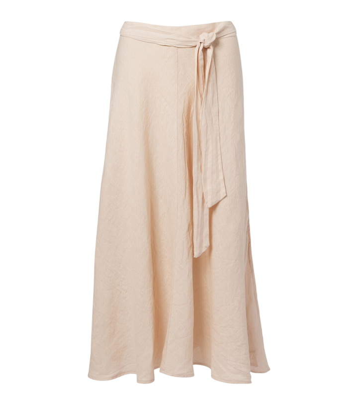 Photo: Velvet Malina linen midi skirt