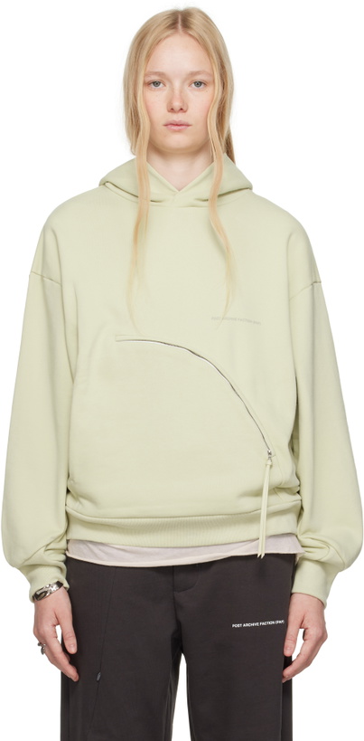 Photo: POST ARCHIVE FACTION (PAF) Yellow 8.0 Center Hoodie