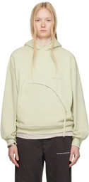 POST ARCHIVE FACTION (PAF) Yellow 8.0 Center Hoodie