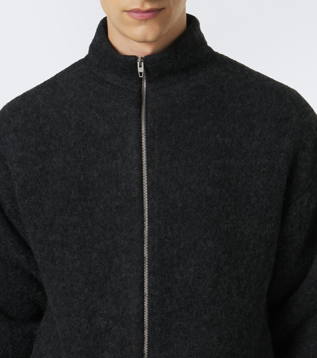 Jil Sander Wool-blend fleece sweatshirt