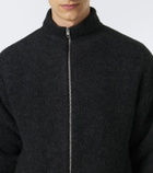 Jil Sander Wool-blend fleece sweatshirt