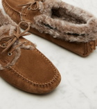 Brunello Cucinelli Monili suede driving shoes