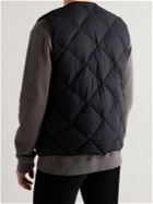Comfy Outdoor Garment - Padded Quilted Down Gilet - Black