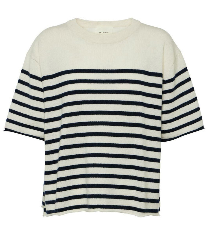 Photo: Lisa Yang Cila striped cashmere T-shirt