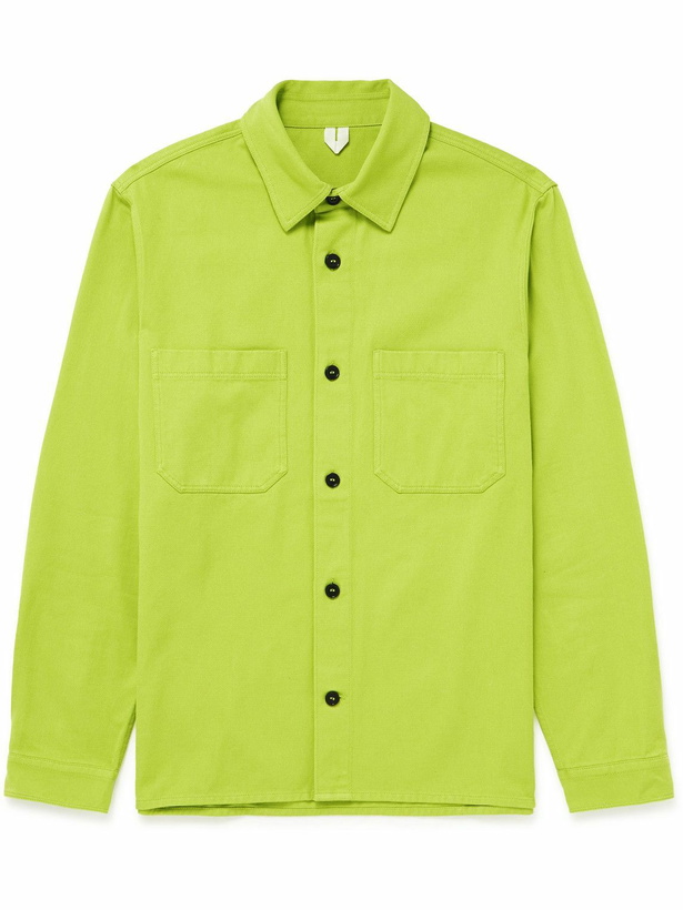 Photo: ARKET - Brygge Organic Cotton-Twill Overshirt - Yellow