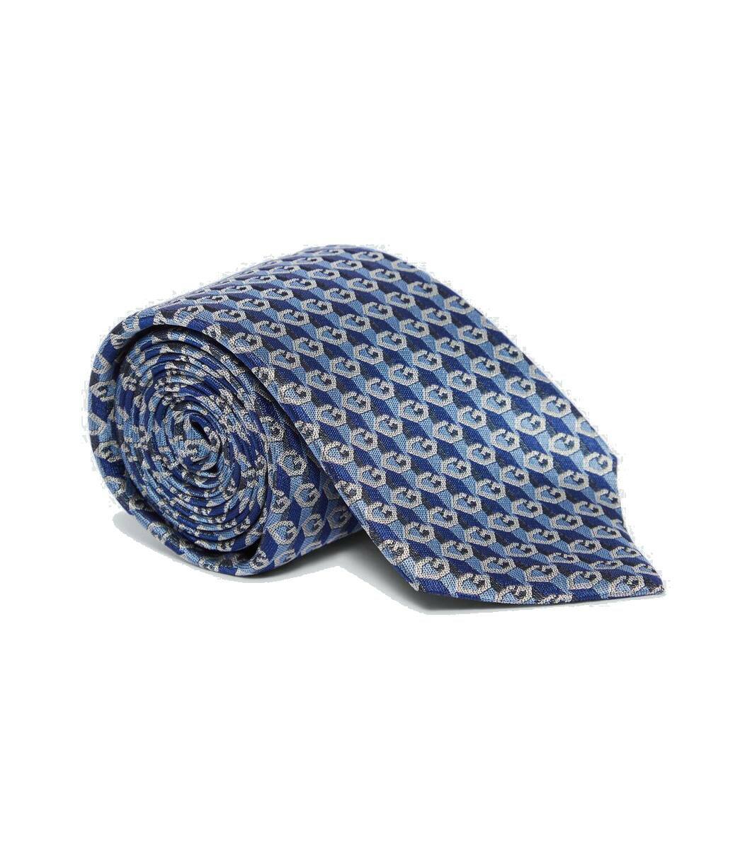 Gucci Geometrical Print Tie