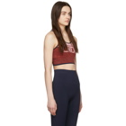 LNDR Pink and Red A-Team Sports Bra