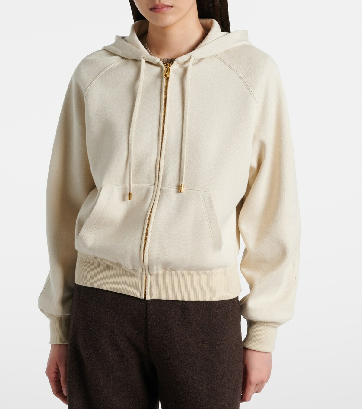 Loro Piana Viera cotton, silk, and cashmere hoodie
