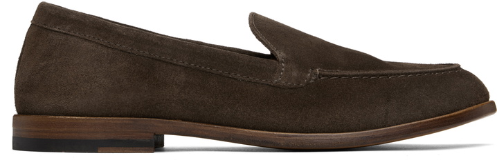 Photo: Drake's Brown Suede Henri Summer Loafers